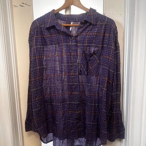 Free People Button Up L